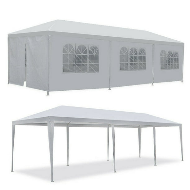 Details about   10'x30' Canopy Party Wedding Tent Gazebo Pavilion w/8 Side Walls Outdoor White